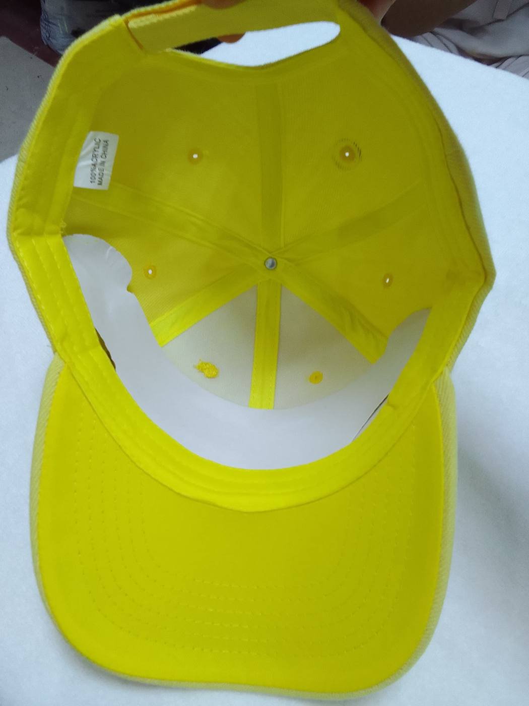 Yellow Acrylic Cap UAE