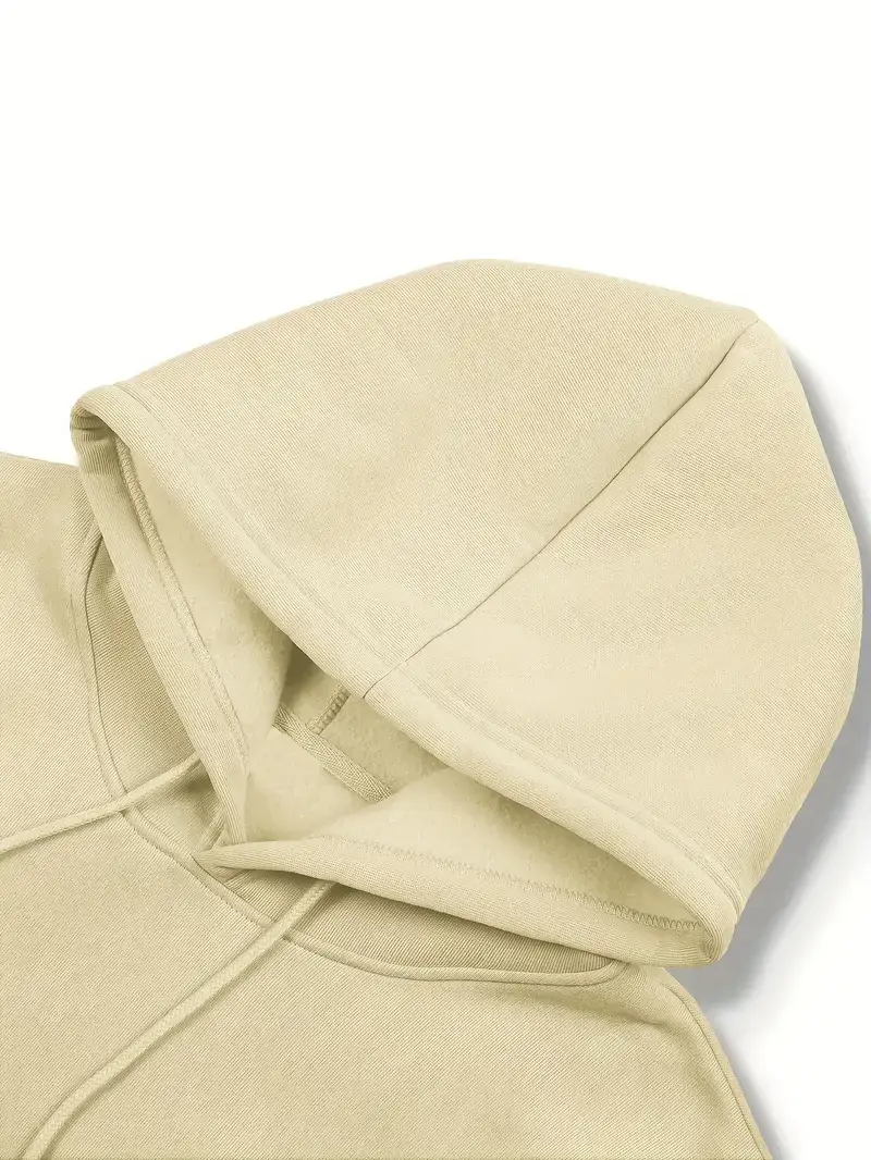 Beige Basic Hoodie UAE