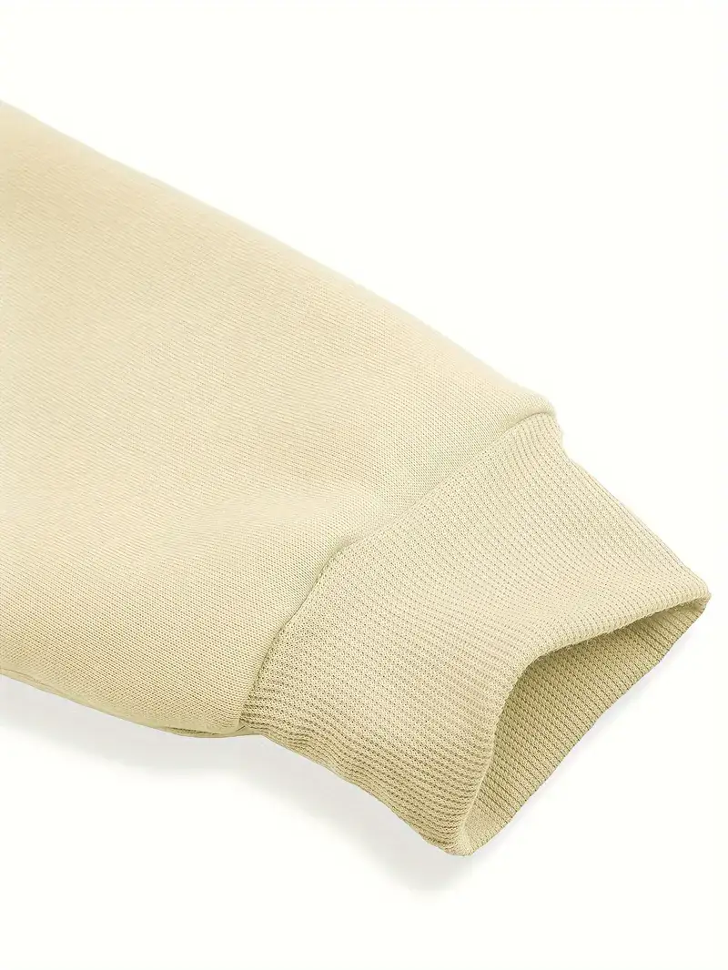 Beige Basic Hoodie UAE