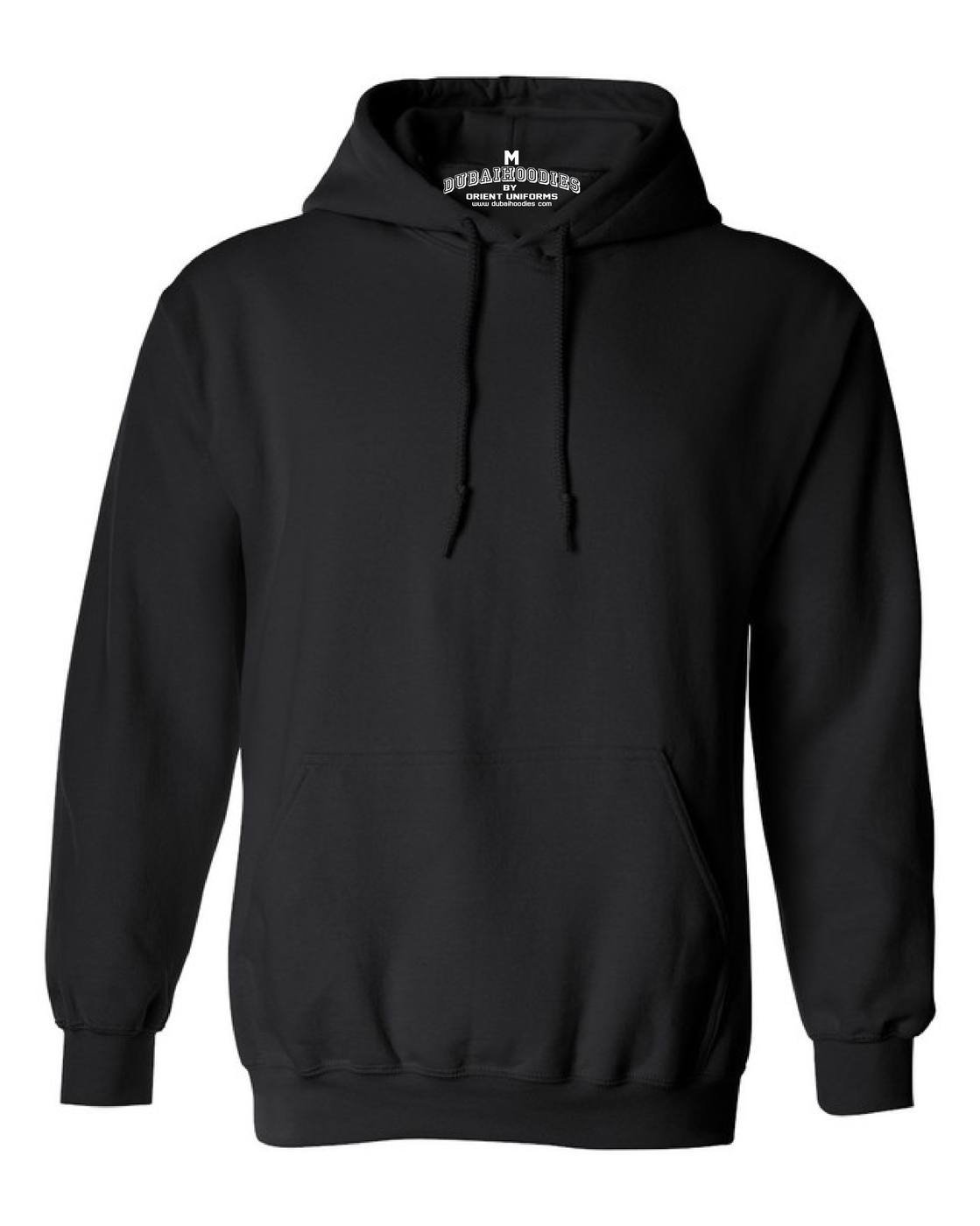 Black Basic Hoodie UAE