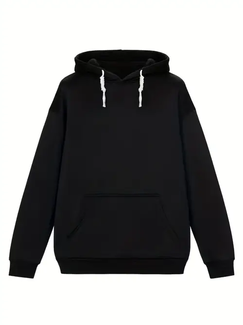 Black Basic Hoodie UAE