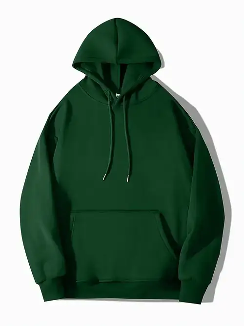 Bottle Green Basic Hoodie UAE