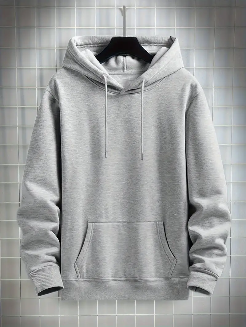 Gray Basic Hoodie UAE