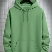 Green Olive Basic Hoodie UAE