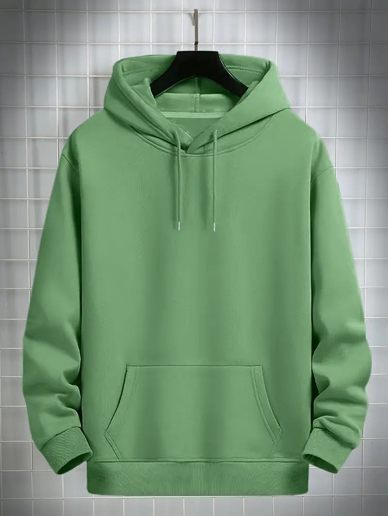 Green Olive Basic Hoodie UAE