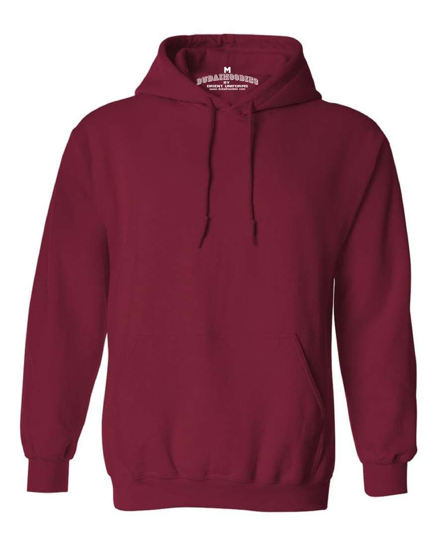 Maroon Basic Hoodie UAE