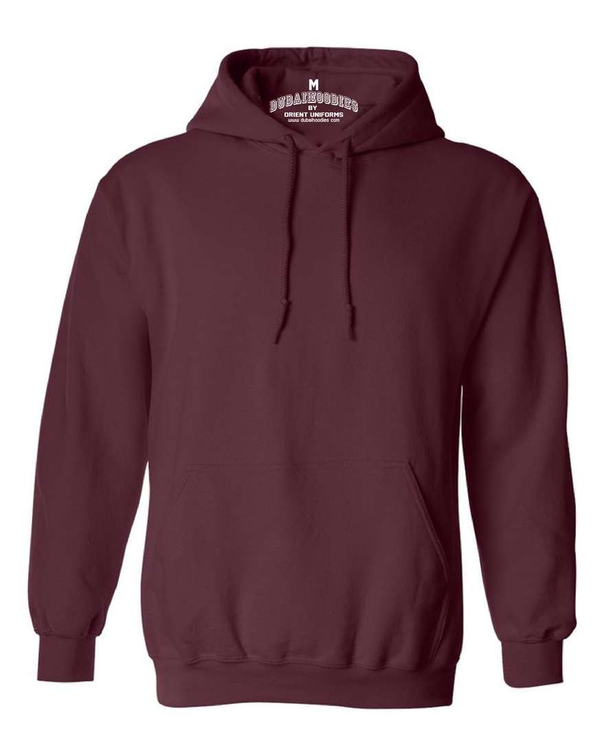 Maroon Basic Hoodie UAE