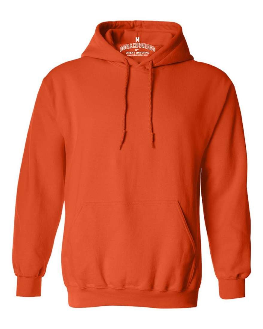 Orange Basic Hoodie UAE