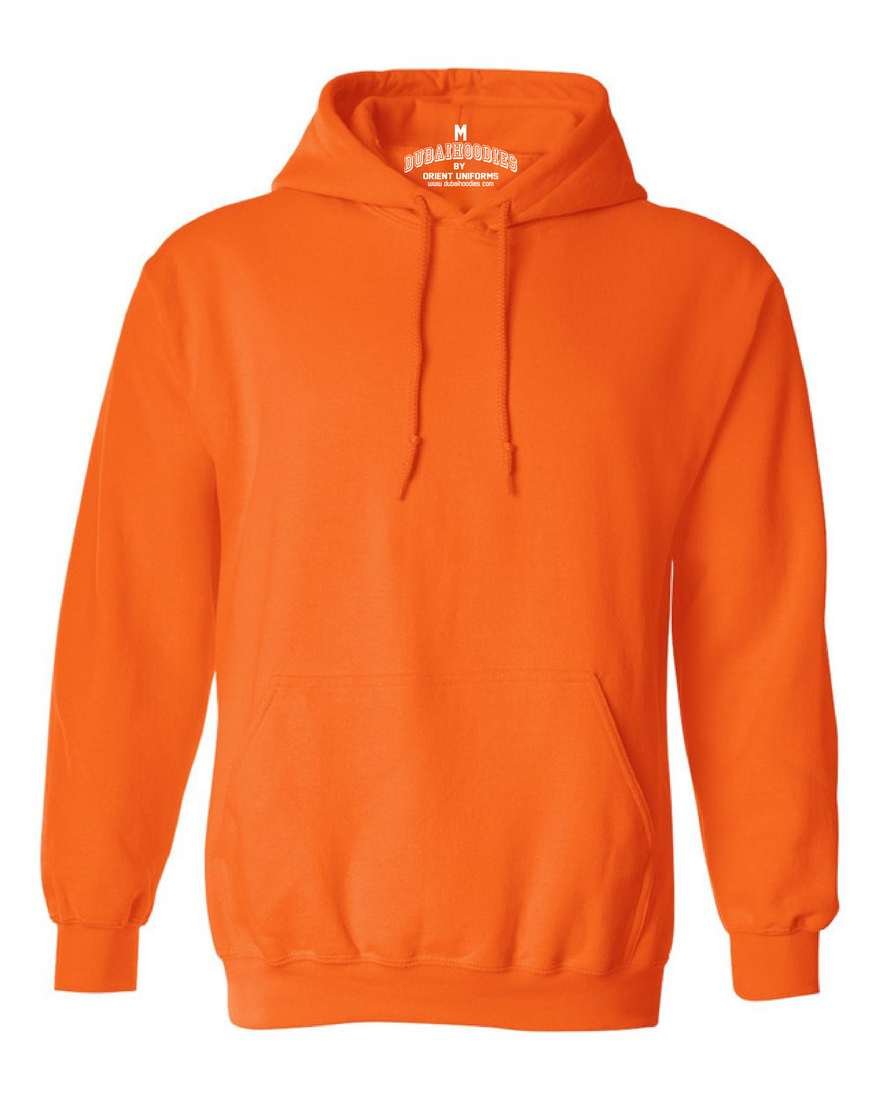 Orange Basic Hoodie UAE