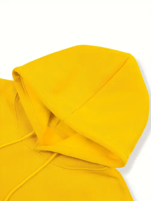 Yellow Basic Hoodie UAE