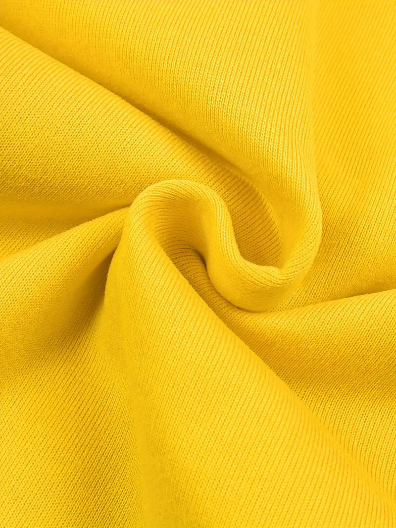 Yellow Basic Hoodie UAE