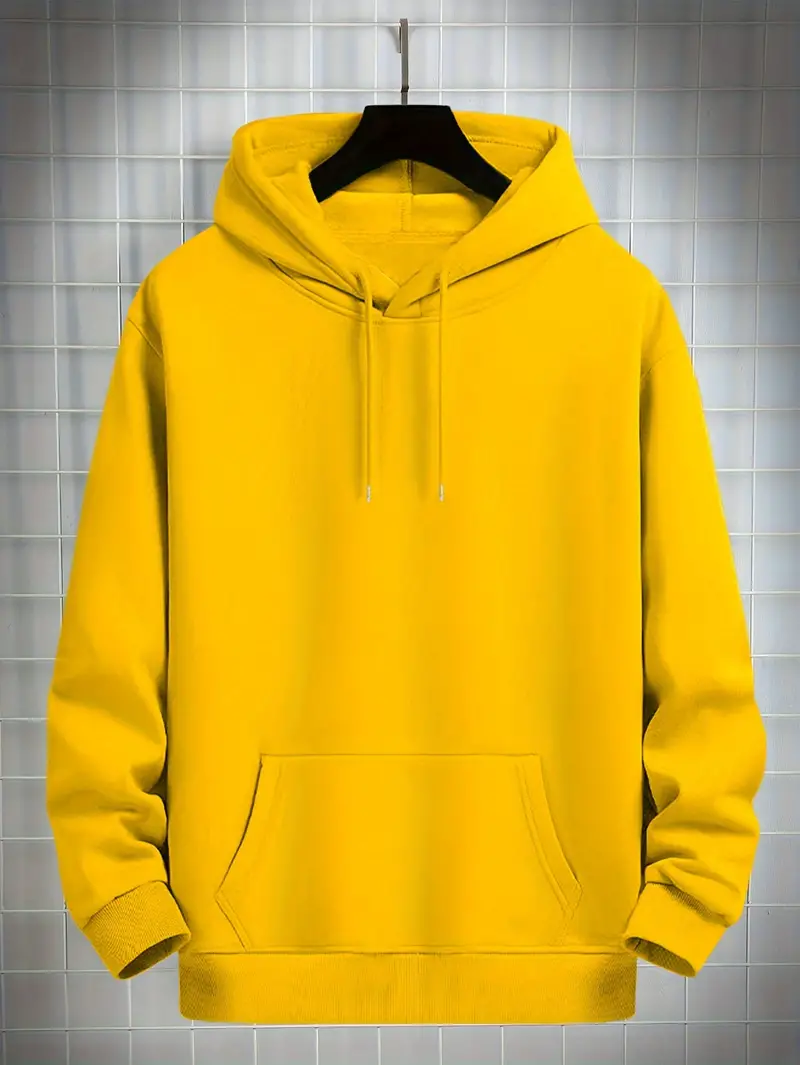 Yellow Basic Hoodie UAE