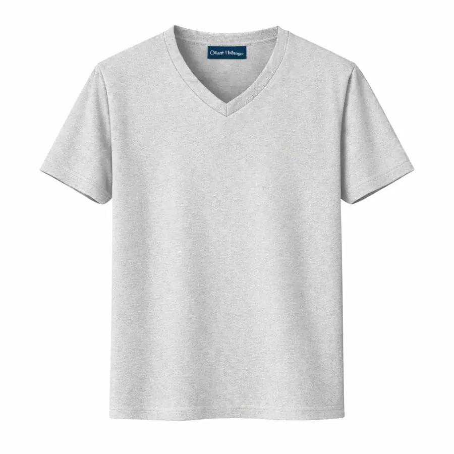 Grey V Neck T Shirt UAE