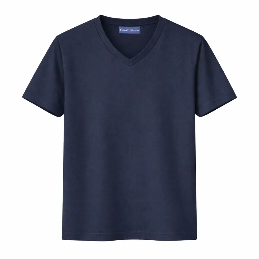 Navy Blue V Neck T Shirt UAE