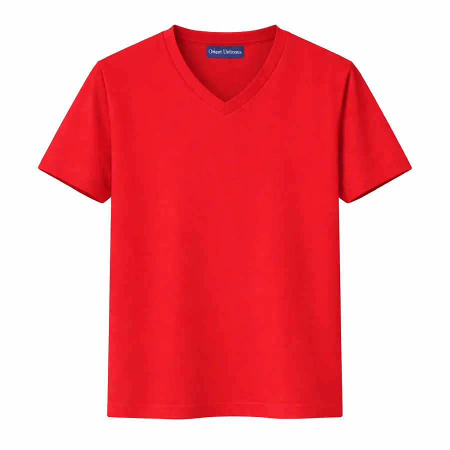 Red V Neck T Shirt UAE