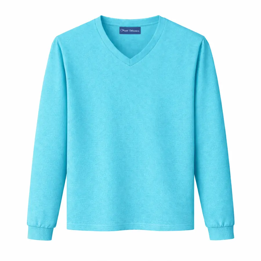 Turquoise V Neck T Shirt UAE