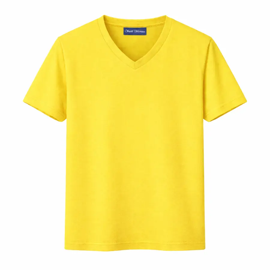 Yellow V Neck T Shirt UAE