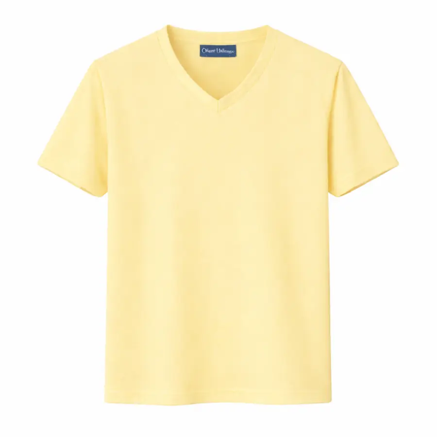 Yellow V Neck T Shirt UAE