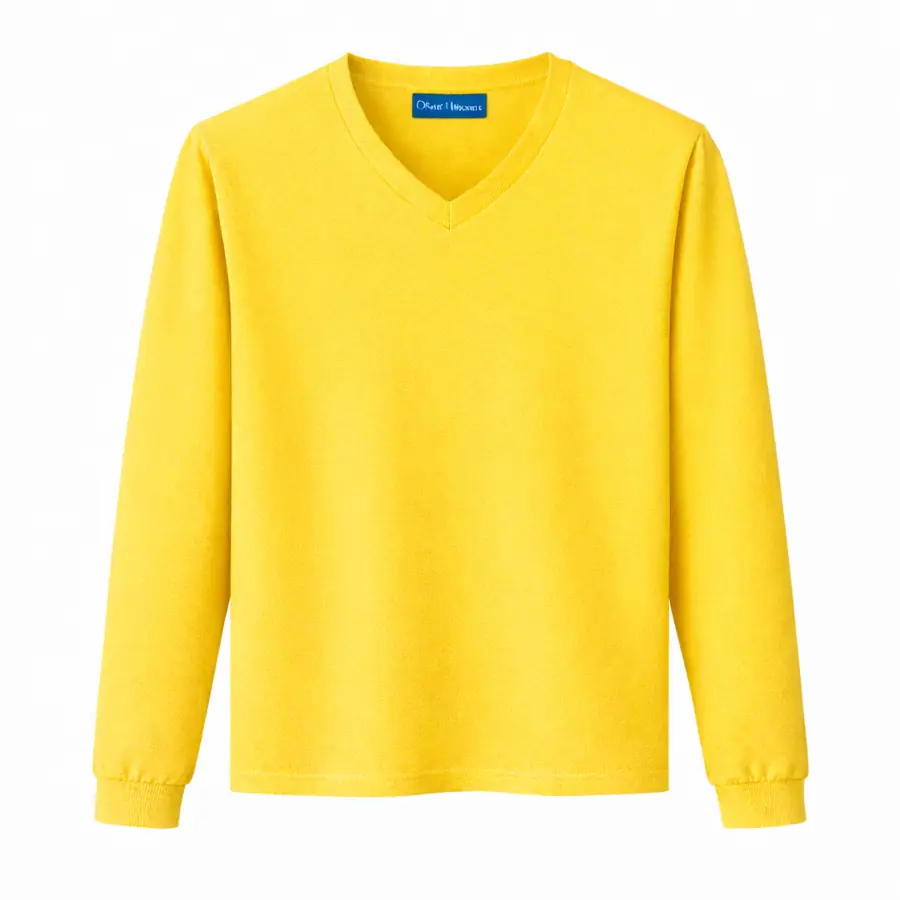 Yellow V Neck T Shirt UAE