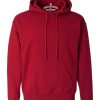 red color basic hoody